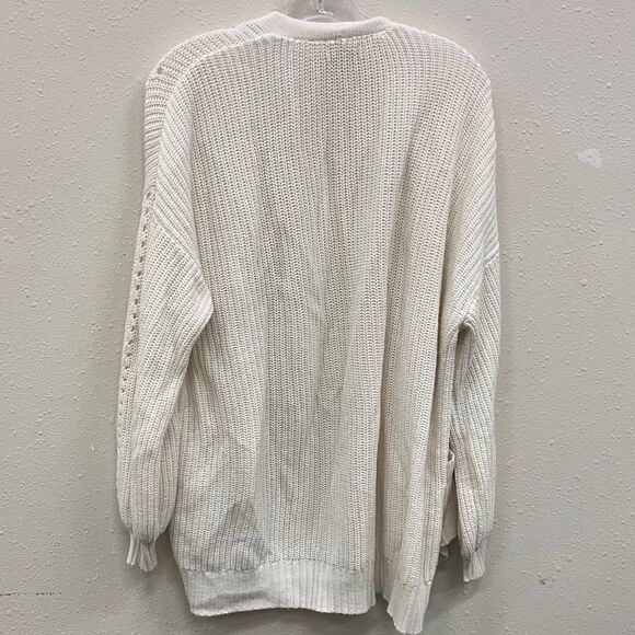 American Eagle Cozy Cream Open-Front Sweater size small #161 - Picture 6 of 6